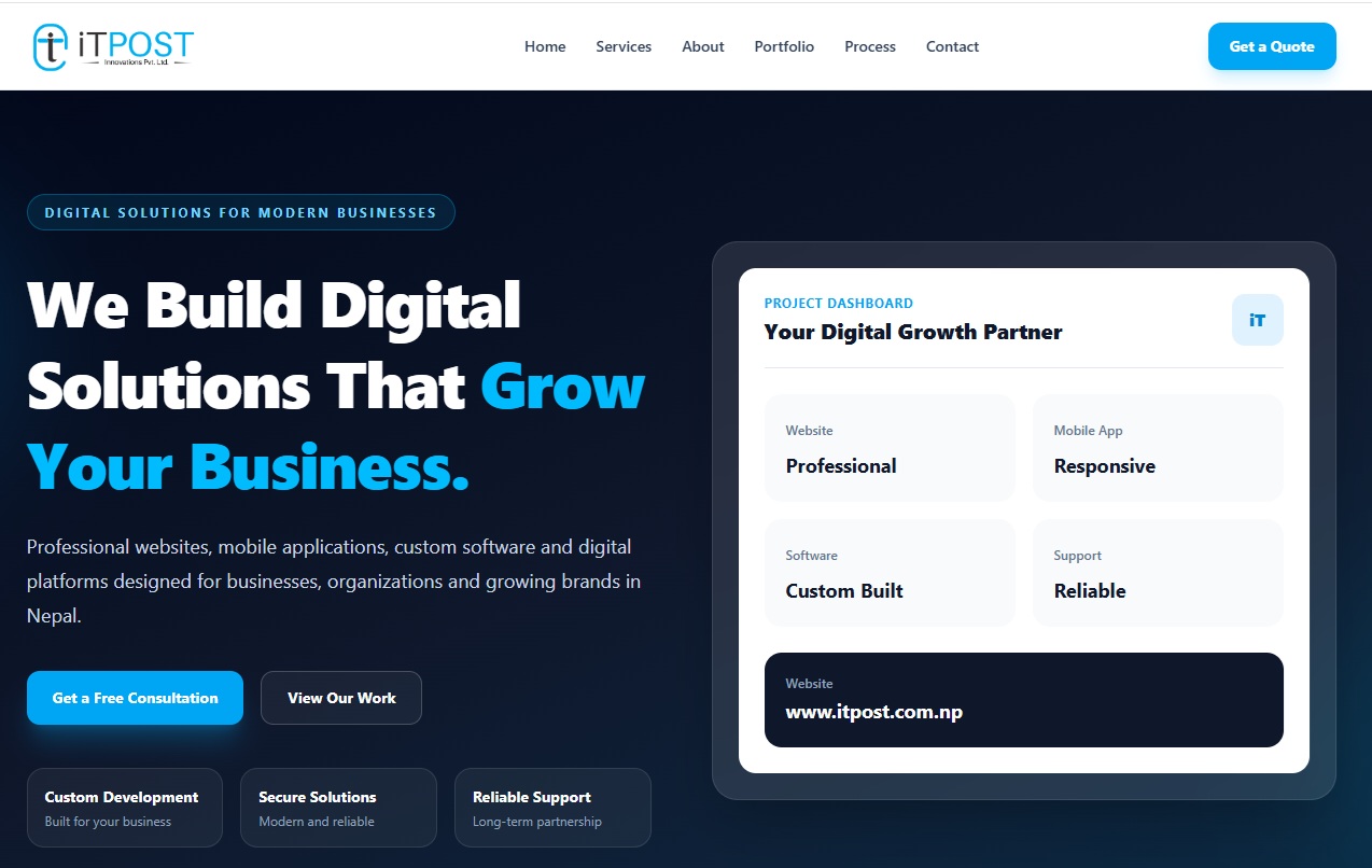 Itpost Innovations Pvt. Ltd. – Official Corporate Website